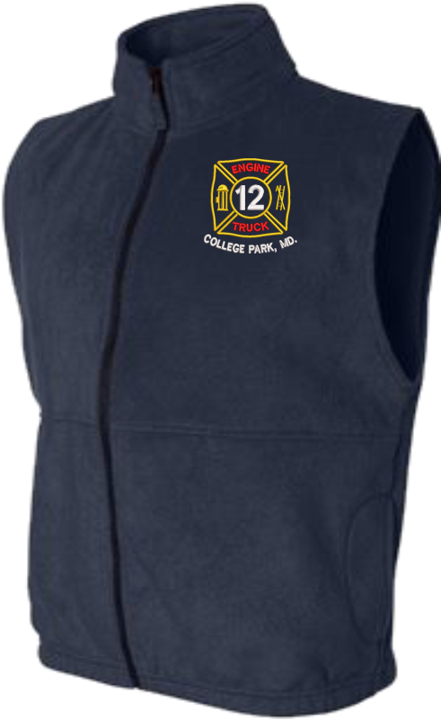 Custom Maltese Cross Fleece Vest