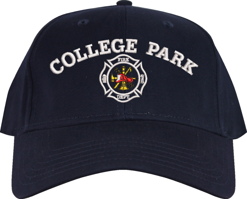 Custom Made in USA Embroidered Fire Department Cap